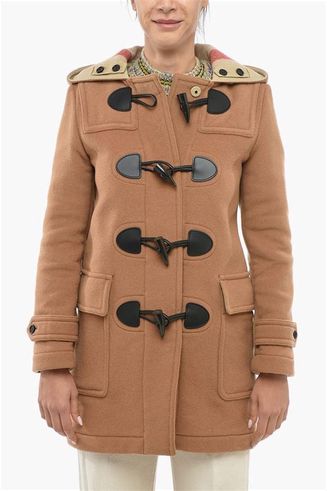 burberry wool blend duffle coat review|duffle coat burberry femme.